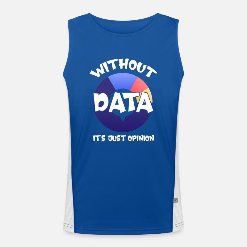 Daten oder es ist nicht passiert für Studenten Funktionelles Kontrast-Tank Top für Männer 