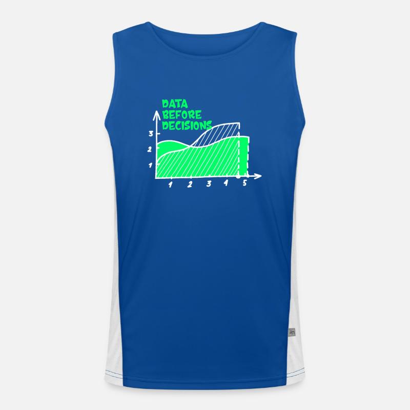 Daten oder es ist nicht passiert für Studenten Funktionelles Kontrast-Tank Top für Männer 