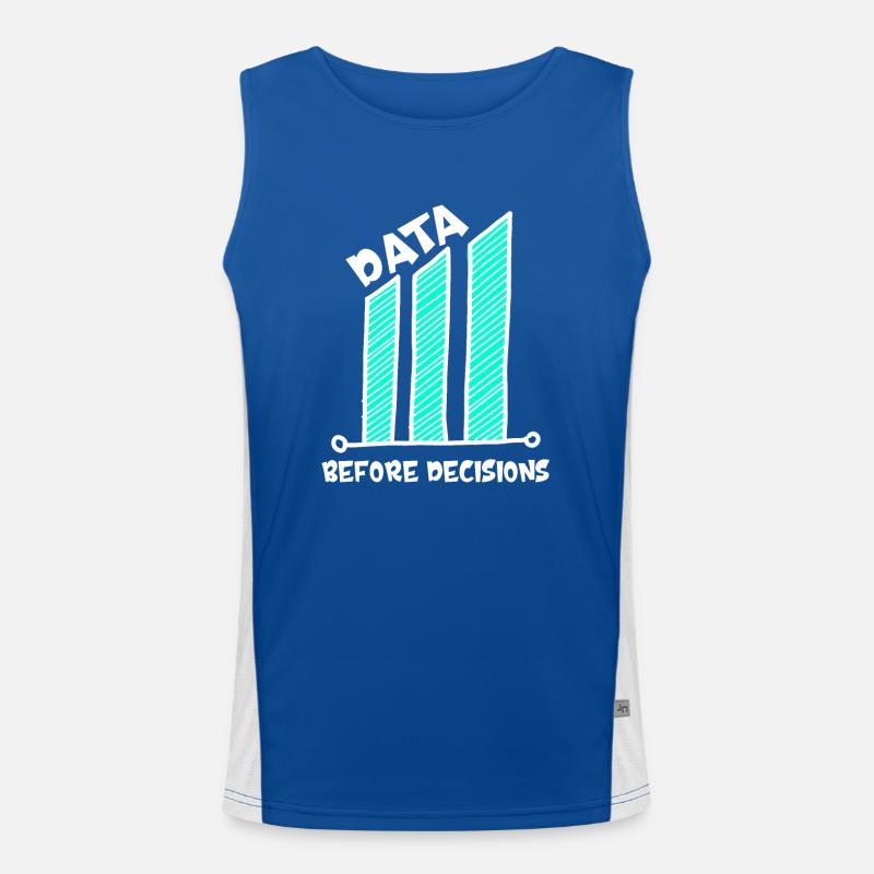 Daten oder es ist nicht passiert für Studenten Funktionelles Kontrast-Tank Top für Männer 
