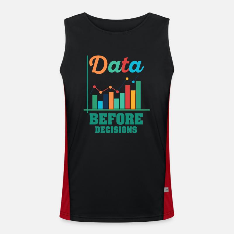 Daten oder es ist nicht passiert für Studenten Funktionelles Kontrast-Tank Top für Männer 
