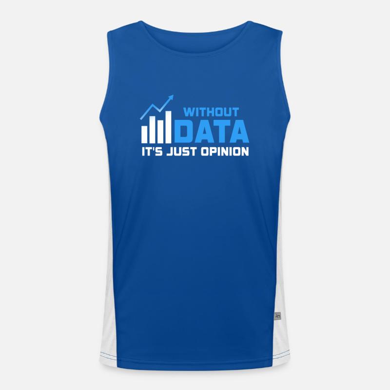 Daten oder es ist nicht passiert für Studenten Funktionelles Kontrast-Tank Top für Männer 