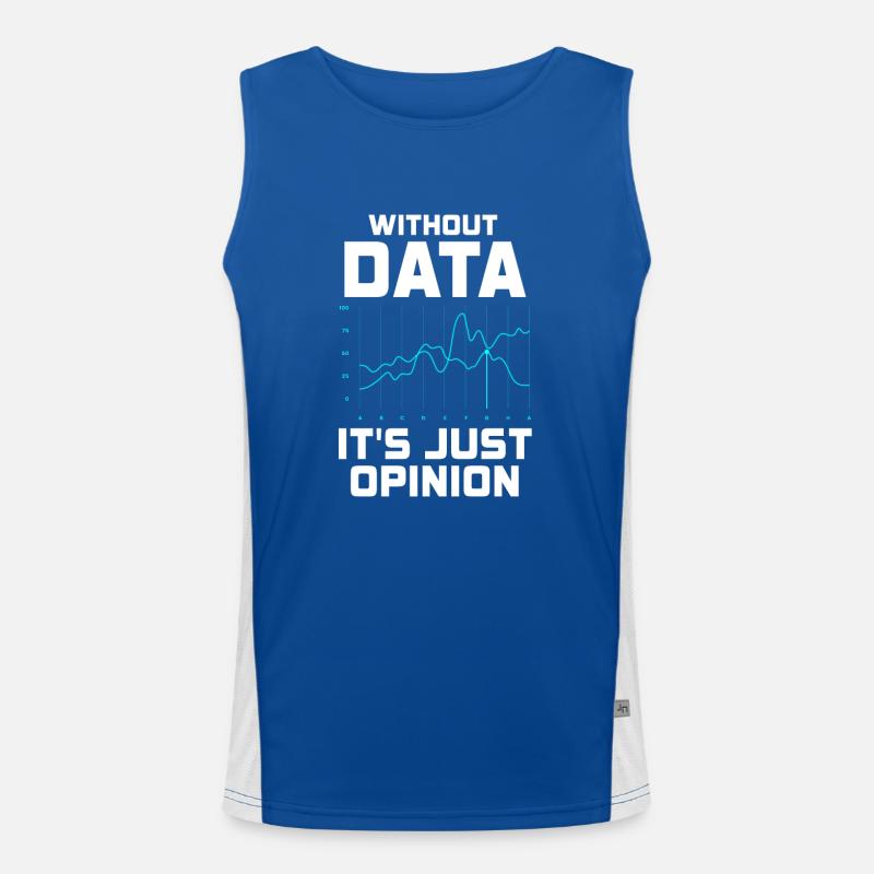 Daten oder es ist nicht passiert für Studenten Funktionelles Kontrast-Tank Top für Männer 