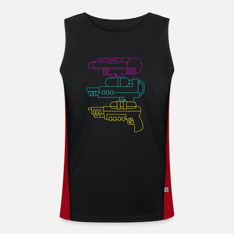 Pistolet à eau Débardeur respirant contrasté Homme 