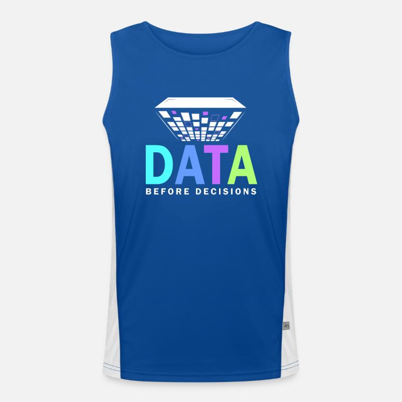 Daten oder es ist nicht passiert für Studenten Funktionelles Kontrast-Tank Top für Männer 