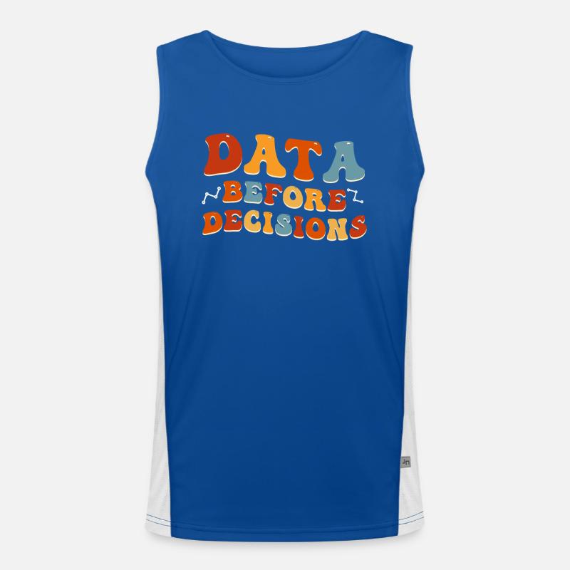 Daten oder es ist nicht passiert für Studenten Funktionelles Kontrast-Tank Top für Männer 