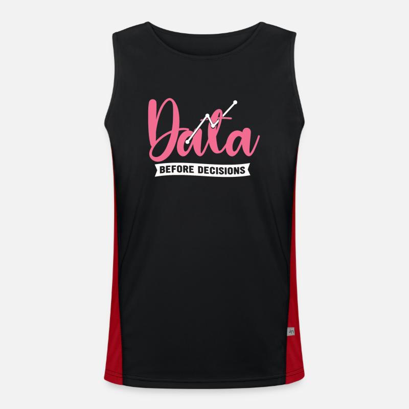 Daten oder es ist nicht passiert für Studenten Funktionelles Kontrast-Tank Top für Männer 
