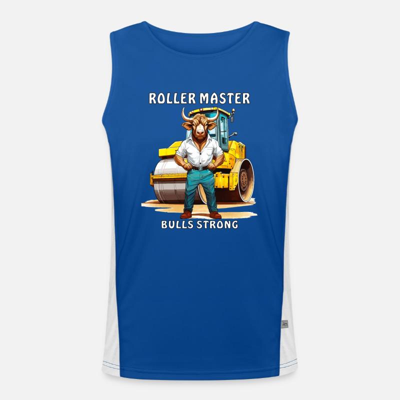 ROLLER MASTER TAUREAUX FORTS Débardeur respirant contrasté Homme 