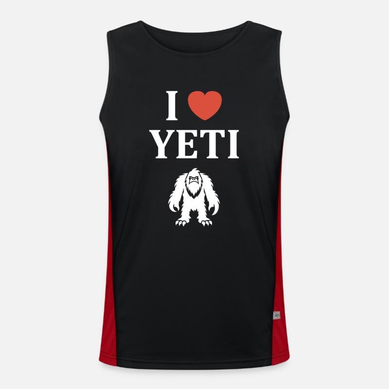 Yeti Funktionelles Kontrast-Tank Top für Männer 