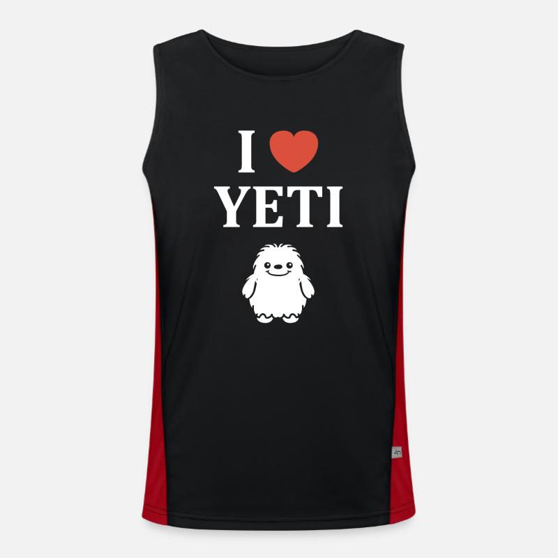 Yeti Funktionelles Kontrast-Tank Top für Männer 