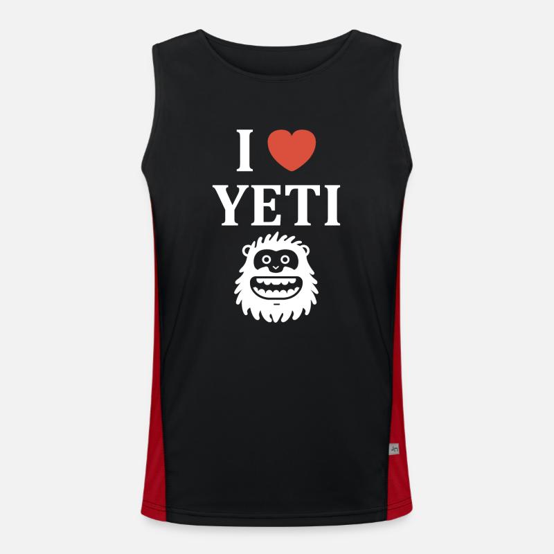 Yeti Funktionelles Kontrast-Tank Top für Männer 
