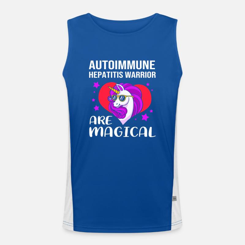 Autoimmunkrankheit Funktionelles Kontrast-Tank Top für Männer 