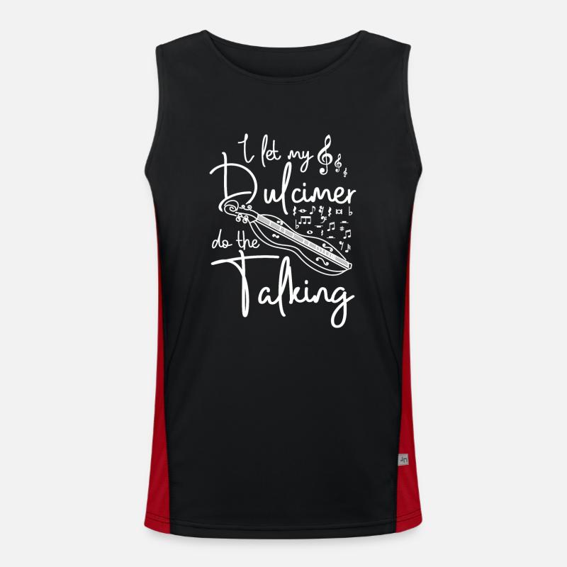 I let my dulciner do the talking Funktionelles Kontrast-Tank Top für Männer 