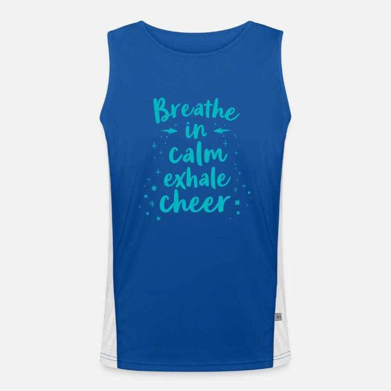 CHEER Men's Functional Contrast Tank Top 