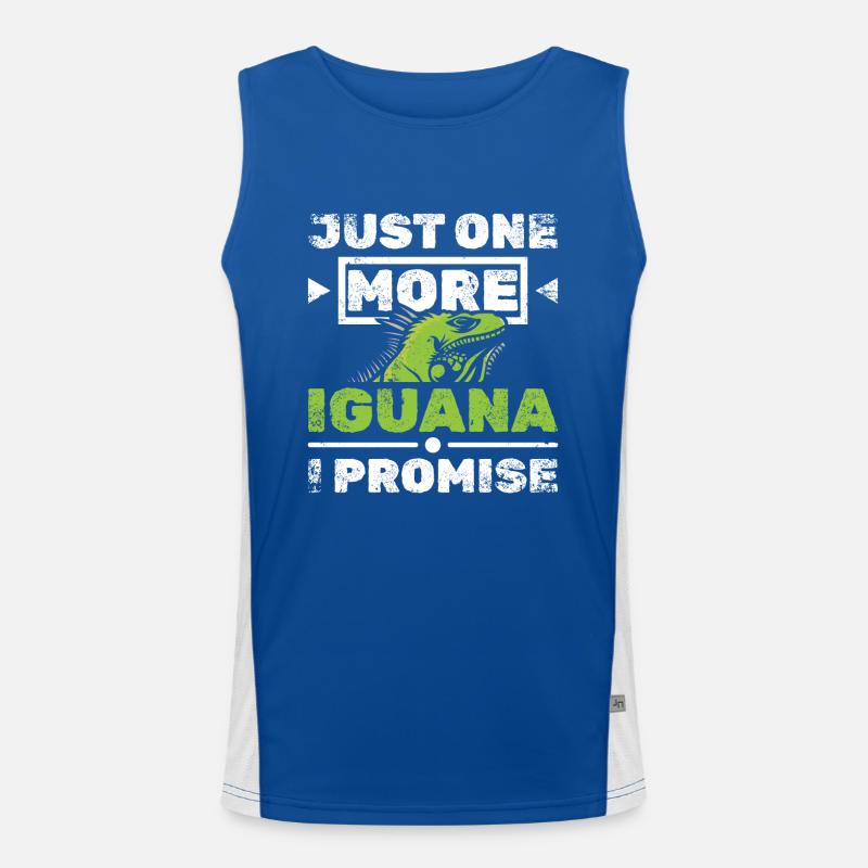 Juste un iguane de plus, je vous le promets Débardeur respirant contrasté Homme 