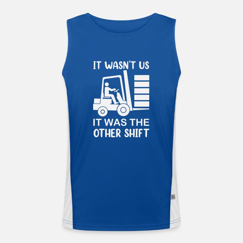 Gabelstaplerfahrer Gabelstaplerfahrer Funktionelles Kontrast-Tank Top für Männer 