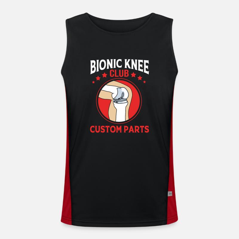 Knee Surgery Men's Functional Contrast Tank Top 