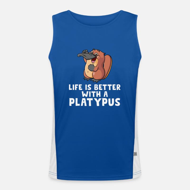 Platypus Men's Functional Contrast Tank Top 