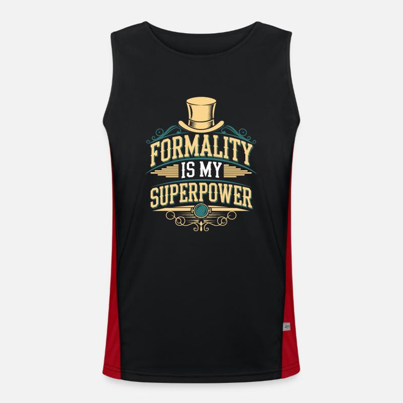 Geschichtsfächer Aus Der Viktorianischen Zeit, Funktionelles Kontrast-Tank Top für Männer 