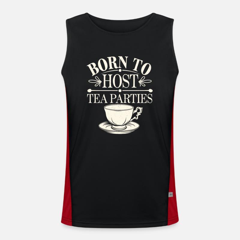 Geschichtsfächer Aus Der Viktorianischen Zeit, Funktionelles Kontrast-Tank Top für Männer 