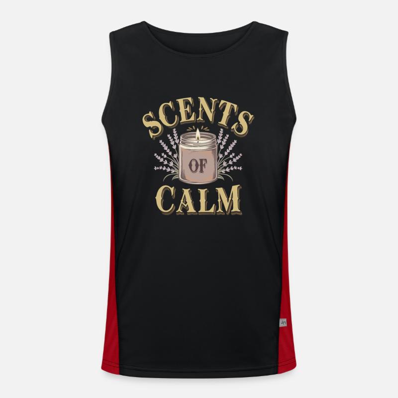 Des bougies faites à la main et créatives à fabriquer soi-même Débardeur respirant contrasté Homme 