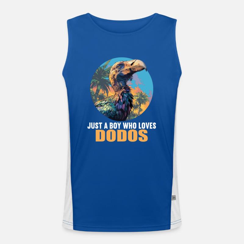 Dodos Dodo Funktionelles Kontrast-Tank Top für Männer 