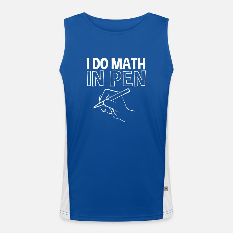 Mathematics Men's Functional Contrast Tank Top 