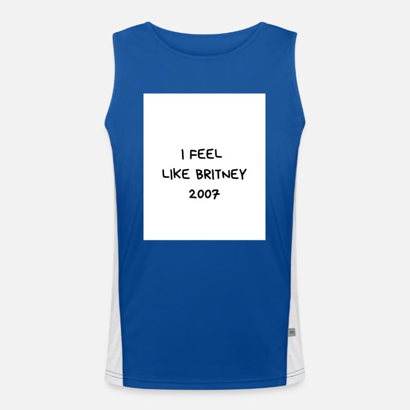 Feellikebritney2007 Funktionelles Kontrast-Tank Top für Männer 