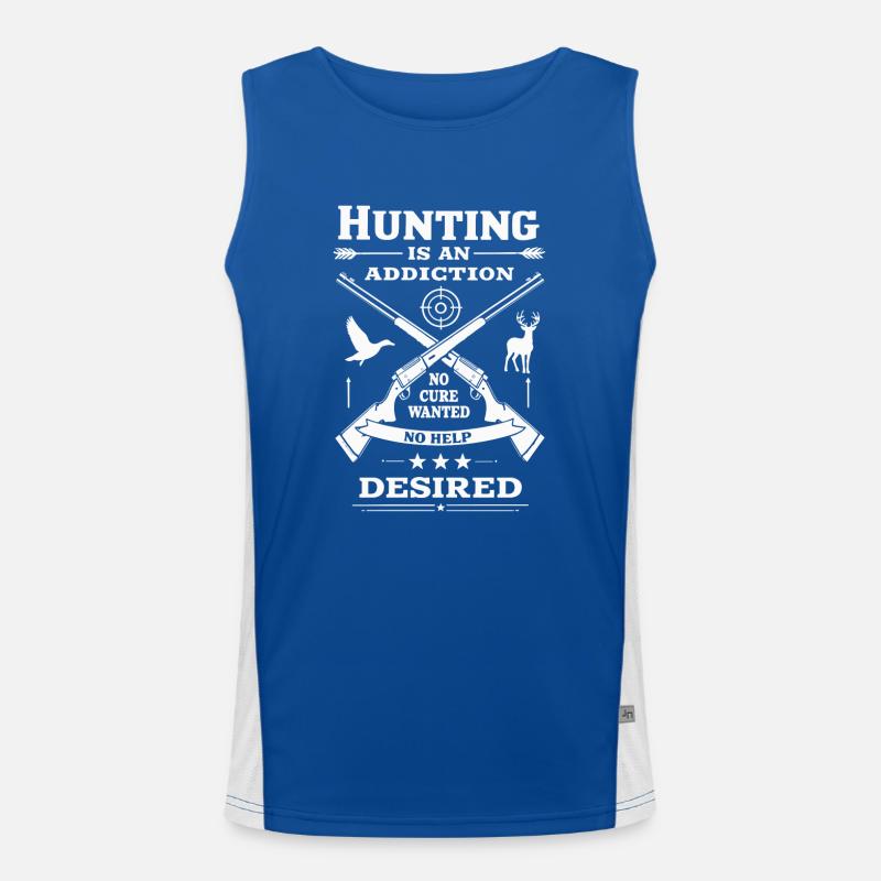 KEINE HEILUNG Funktionelles Kontrast-Tank Top für Männer 
