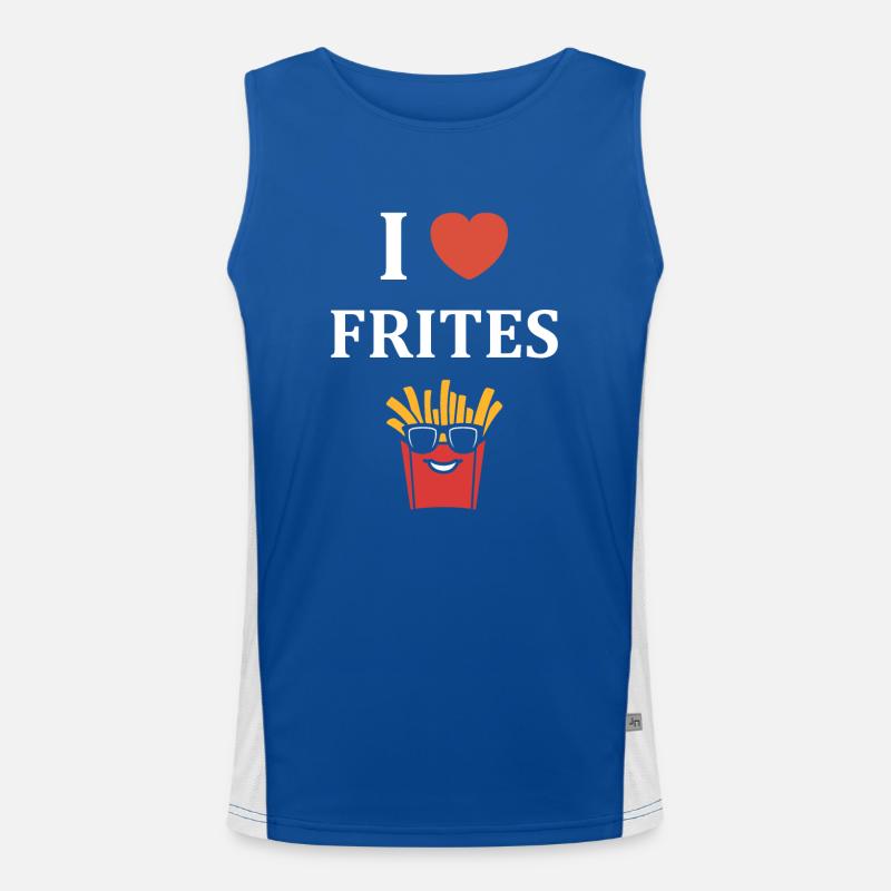 frites Débardeur respirant contrasté Homme 