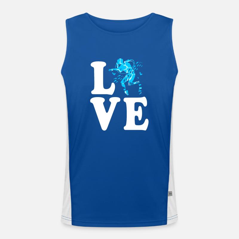 Tauchen Funktionelles Kontrast-Tank Top für Männer 