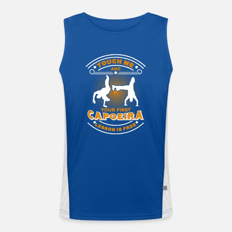 Capoeira First Capoeira Lesson Men's Functional Contrast Tank Top 