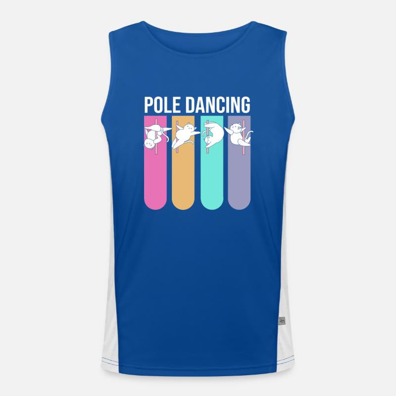 Pole Dance Men's Functional Contrast Tank Top 