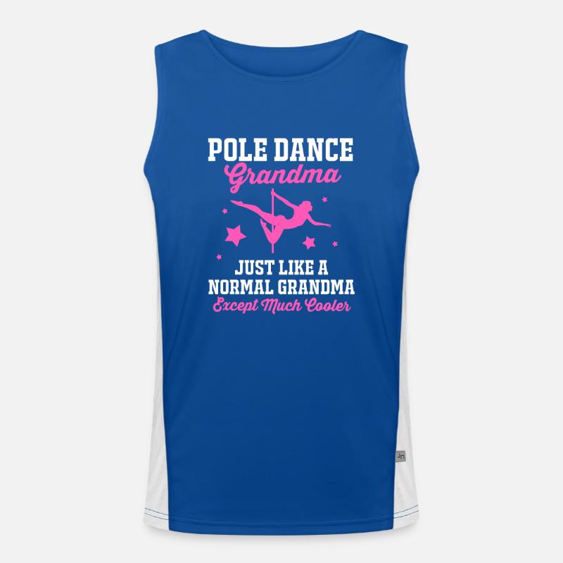 Pole Dance Men's Functional Contrast Tank Top 