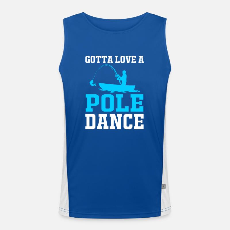 Pole Dance Funktionelles Kontrast-Tank Top für Männer 