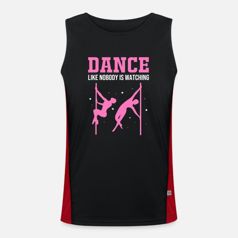 Pole Dance Men's Functional Contrast Tank Top 