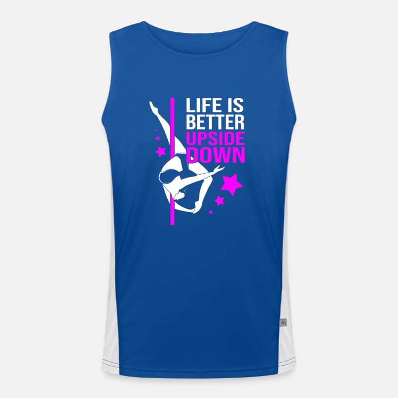 Pole Dance Débardeur respirant contrasté Homme 