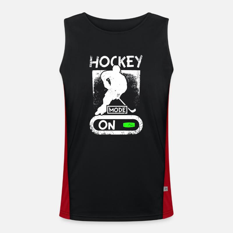 Mode roller hockey activé Débardeur respirant contrasté Homme 