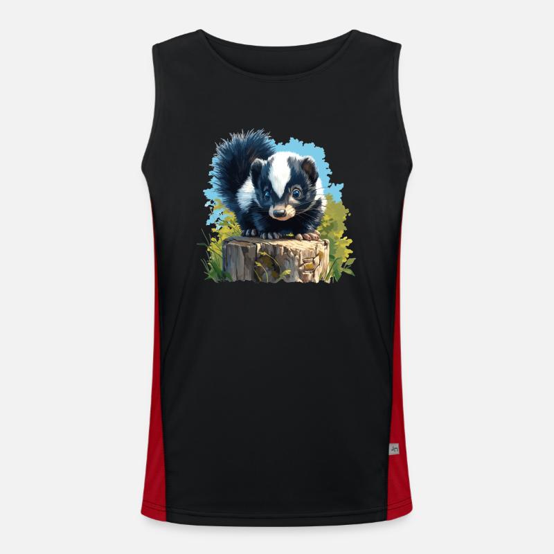Skunks Skunk Men's Functional Contrast Tank Top 