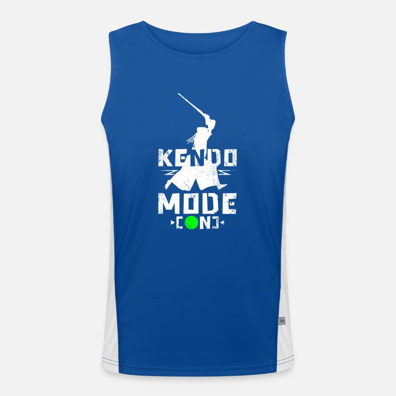 Kendo mode on Men's Functional Contrast Tank Top 