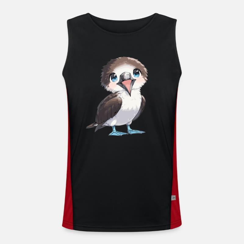Blue-footed booby Men's Functional Contrast Tank Top 