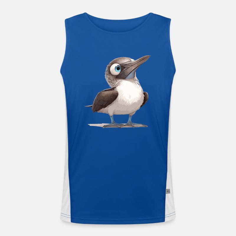 Blue-footed booby Men's Functional Contrast Tank Top 