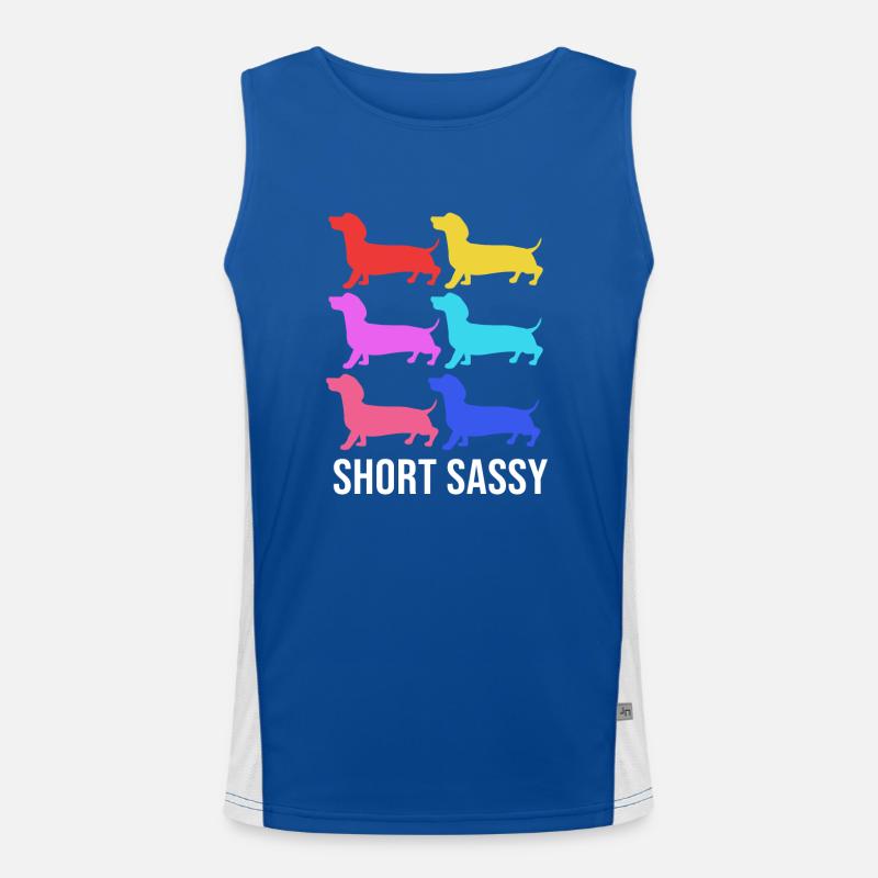 Teckel Débardeur respirant contrasté Homme 