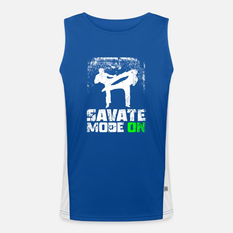 Savate mode on Funktionelles Kontrast-Tank Top für Männer 