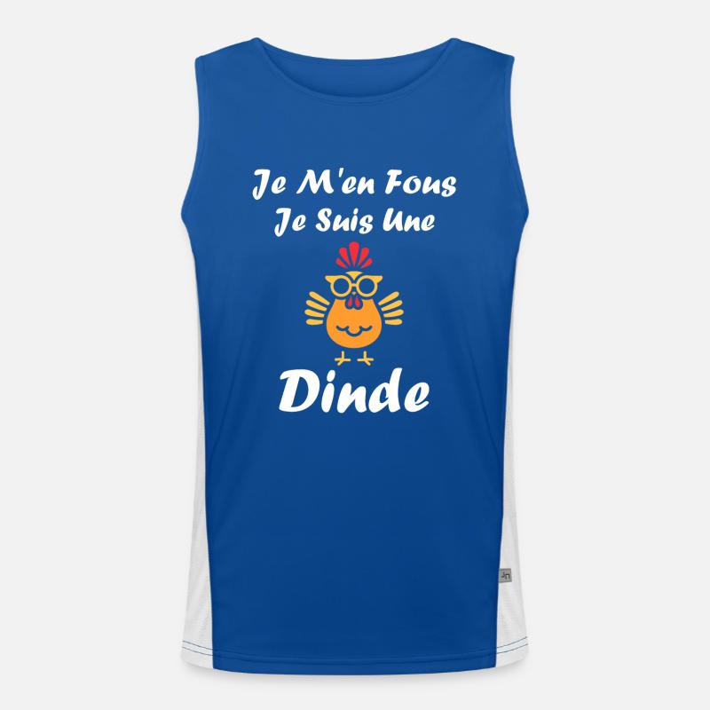 Dinde Débardeur respirant contrasté Homme 