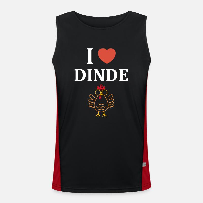 Dinde Débardeur respirant contrasté Homme 