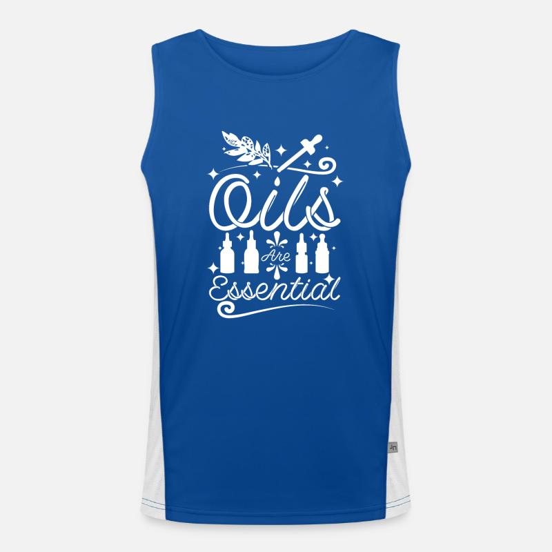 Oils Essential Funktionelles Kontrast-Tank Top für Männer 
