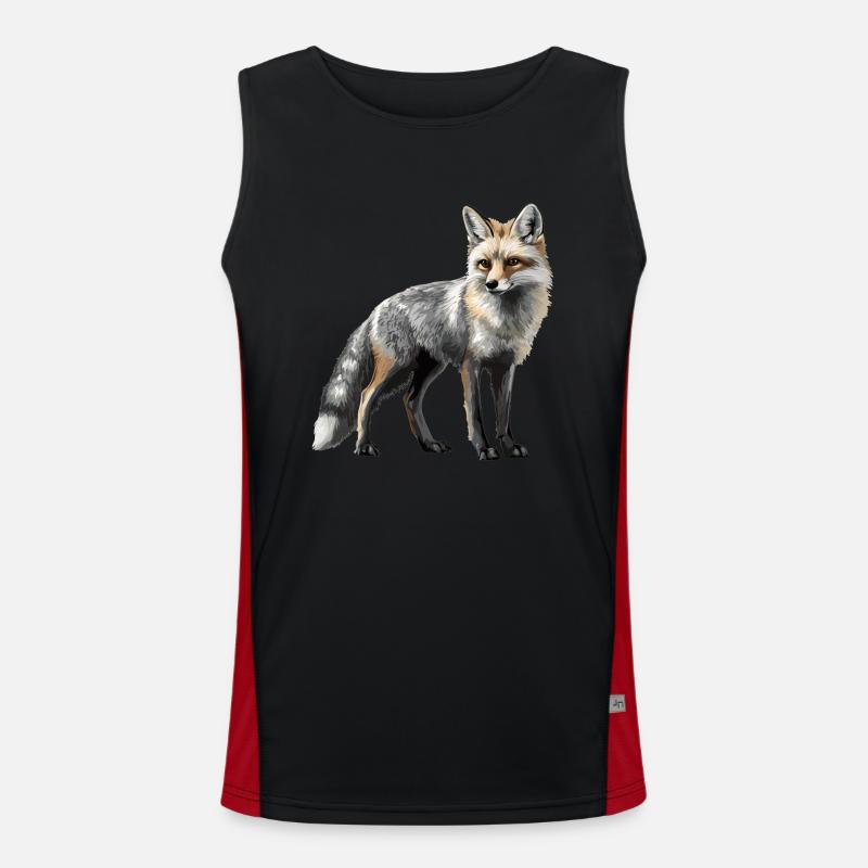 Graufüchse Graufuchs Funktionelles Kontrast-Tank Top für Männer 