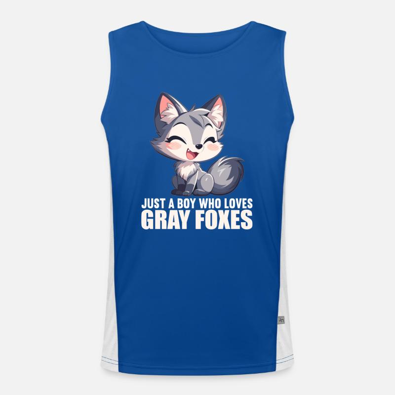 Graufüchse Graufuchs Funktionelles Kontrast-Tank Top für Männer 