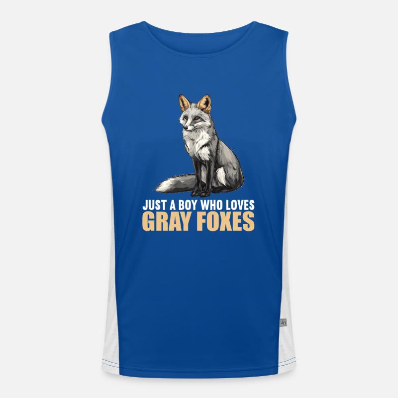 Graufüchse Graufuchs Funktionelles Kontrast-Tank Top für Männer 