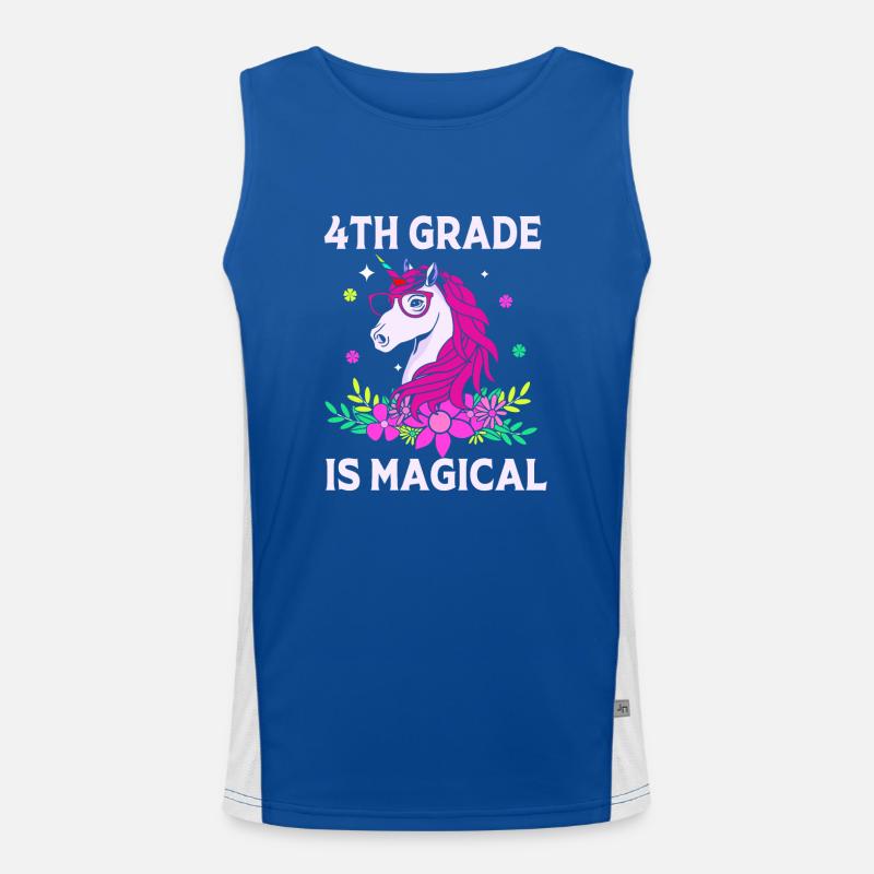 4th Grade Men's Functional Contrast Tank Top 